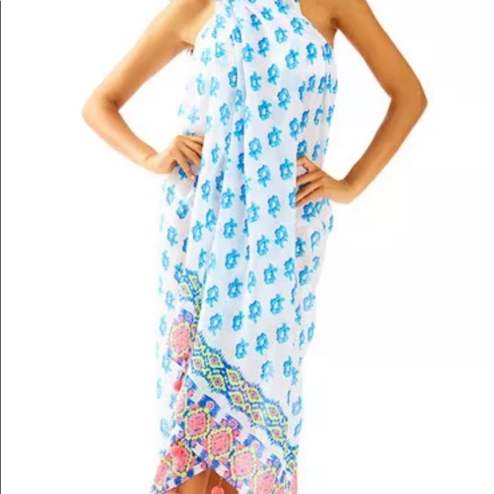 Lilly Pulitzer - Waterside Wrap - White to the Sea